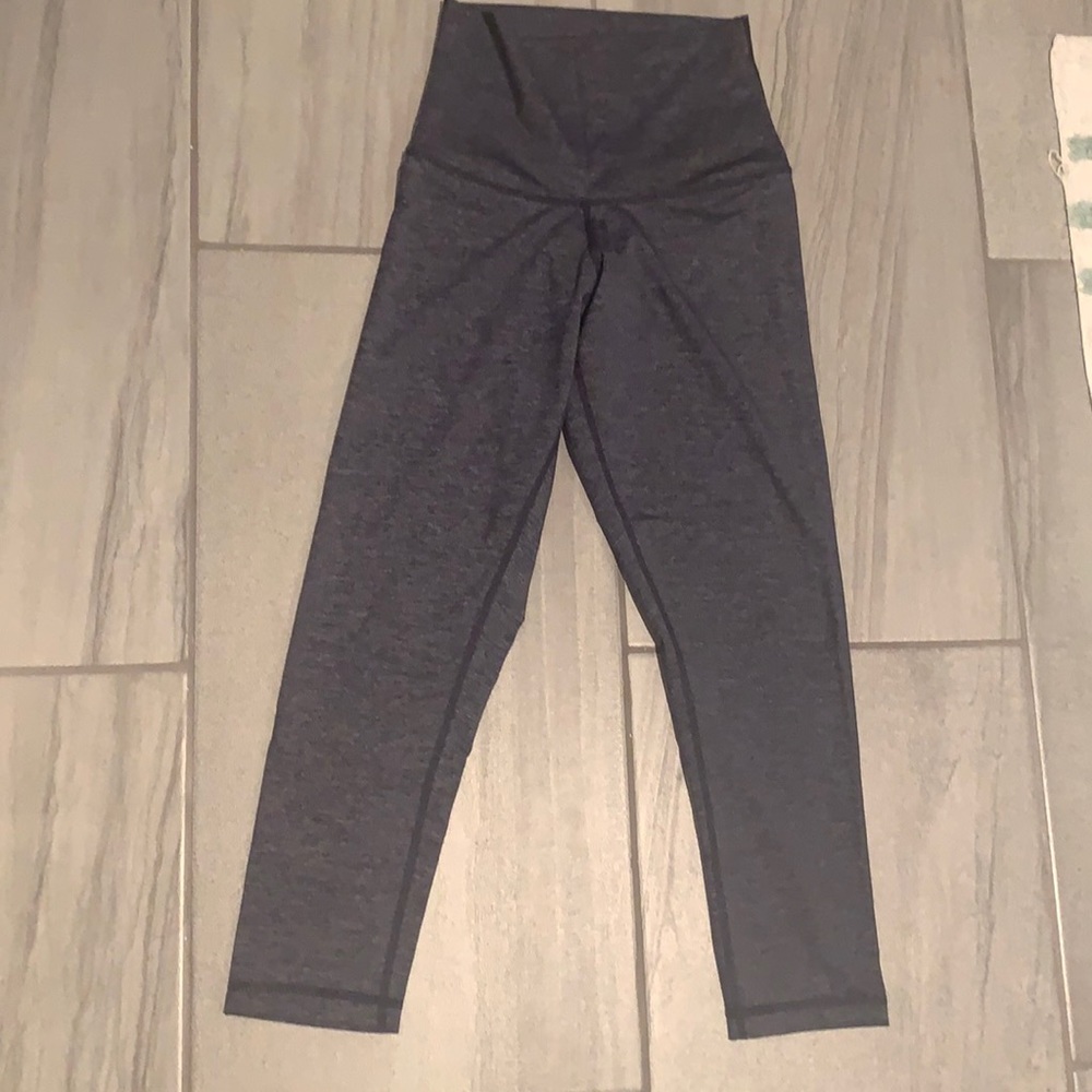 DYI 7/8 tights heather navy. Perfect condition xs